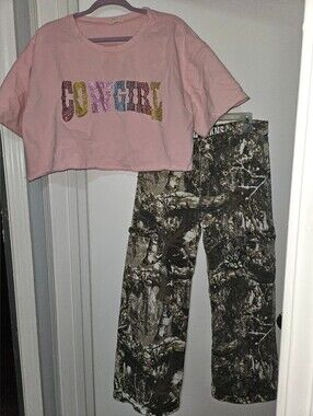 Cowgirl Pink Cropped Tee